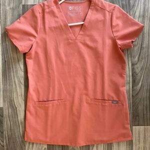 Figs CORAL XS Casma Scrub Top
